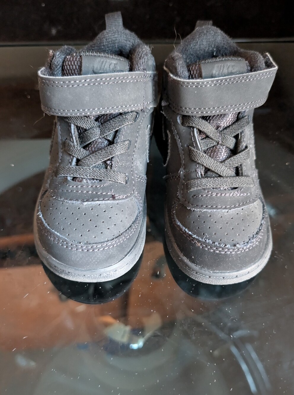 Nike court borough mid 2 toddler shoes
